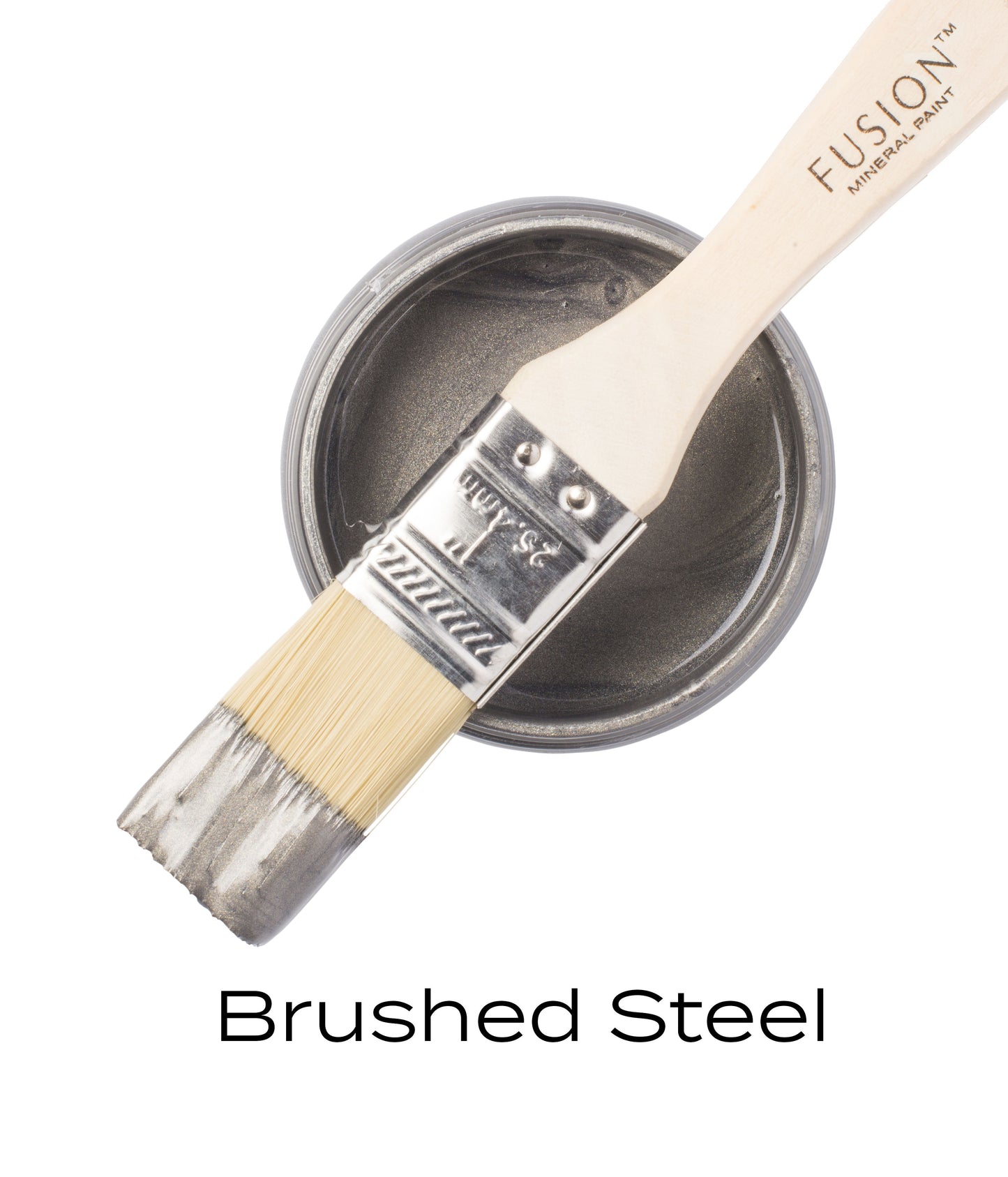 Fusion Mineral Paint - Brushed Steel Metallic