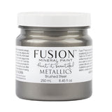 Fusion Mineral Paint - Brushed Steel Metallic